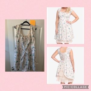 Torrid Cinderella Peasant Dress EUC - size 18